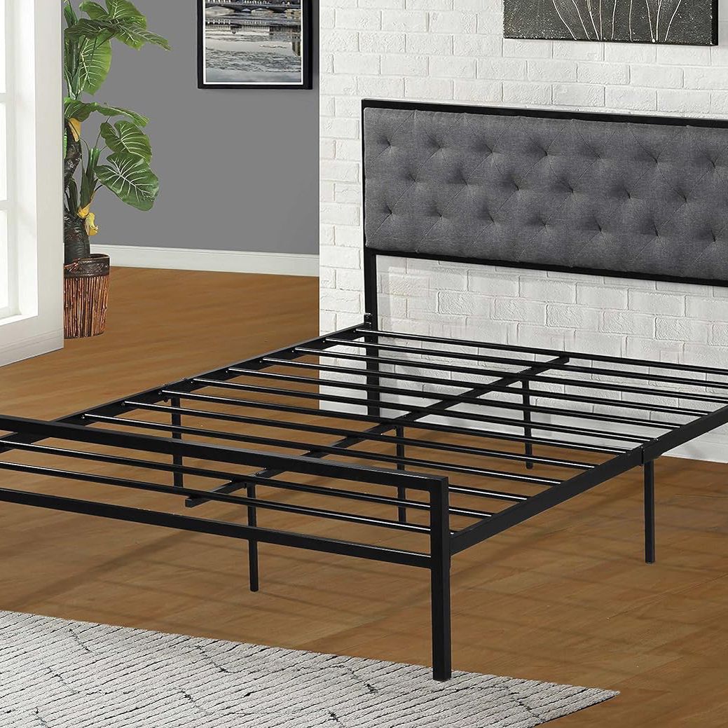 Brand New Queen Platform Bed - Sturdy Strong One Left ! 