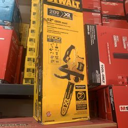 Dewalt New 12” Chain Saw XR Brushless Tool Only Nuevo 