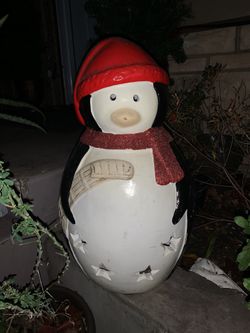 Penguin Christmas decoration