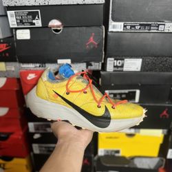 Nike Off White Vapor Street Tour Yellow size  12W 10.5M USED