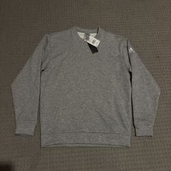 Adidas Sweater With Logo On Left Sleeve—SMALL