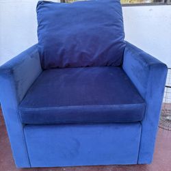 Navy Blue Swivel Chair 