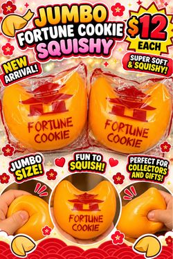 Jumbo fortune cookie