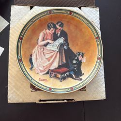 A Couple’s Commitment by Norman Rockwell - Antique Collectible Fine China