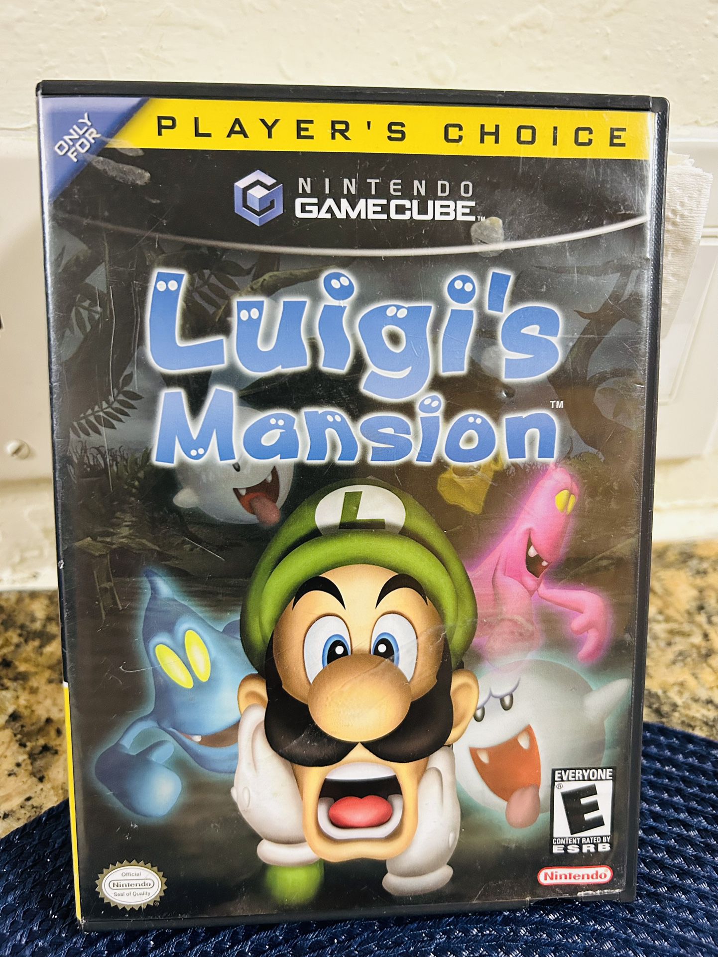 Nintendo Game Cube Game Luigi’ S Mansion.