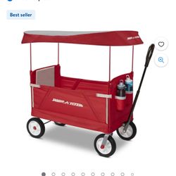 Radio Flyer Wagon 3in 1 EZ Fold With canopy