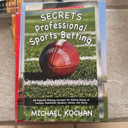 Secrets Of Professional Sports Betting Book
