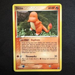 Rare Pokemon 2005 Ditto (Charmander) - EX Delta Species 61/113