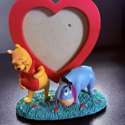 Winnie the Pooh and Eeyore Decorative heart frame resin Disney