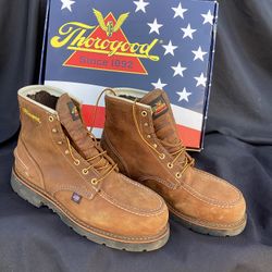 Thorgood Steel Toe Work Boots 6” Size 10.5