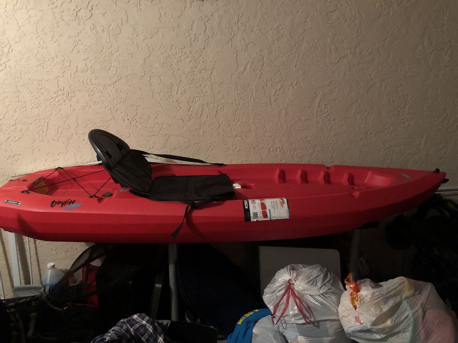 Lifetime Daylite 80 Sit-On-Top Kayak (Paddle Included), Red