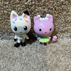 Kitty Pink Fairy  Paws Sprinkles Toy Figure Gabby’s Dollhouse Small 2" Tall