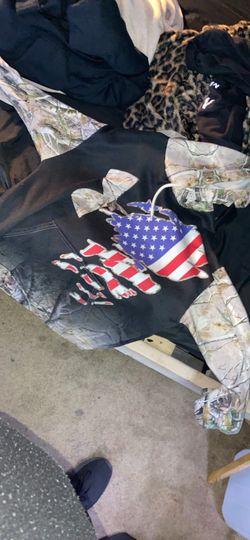 American Flag Hunting Camo Hoodie