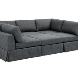 Grey 6 Piece Sectional Sofa