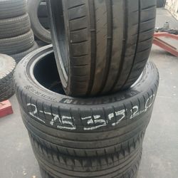 Michelin Pilot Sport 275/35ZR20 (2) 255/35ZR20 (2) Tires 