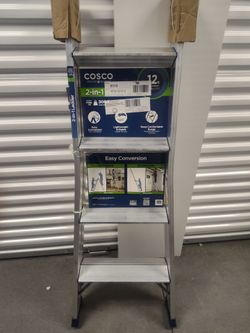 Cosco 2-in-1 Aluminum Ladder 12ft