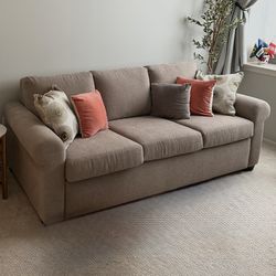 Steinhafels Cooper Queen Plus Memory Foam Sleeper Tan Sofa