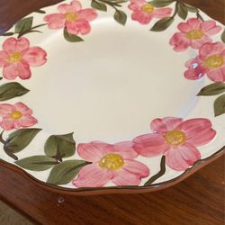 Stangl Pink Dogwood 10” Serving/Dessert Plate