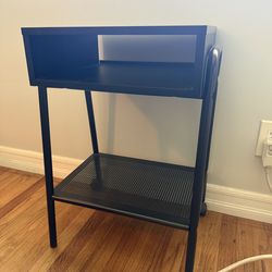 Modern Black Side Table / Nightstand – Minimal Design
