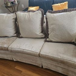 Comfy Rolled-Arm Sofa – Only $60!
