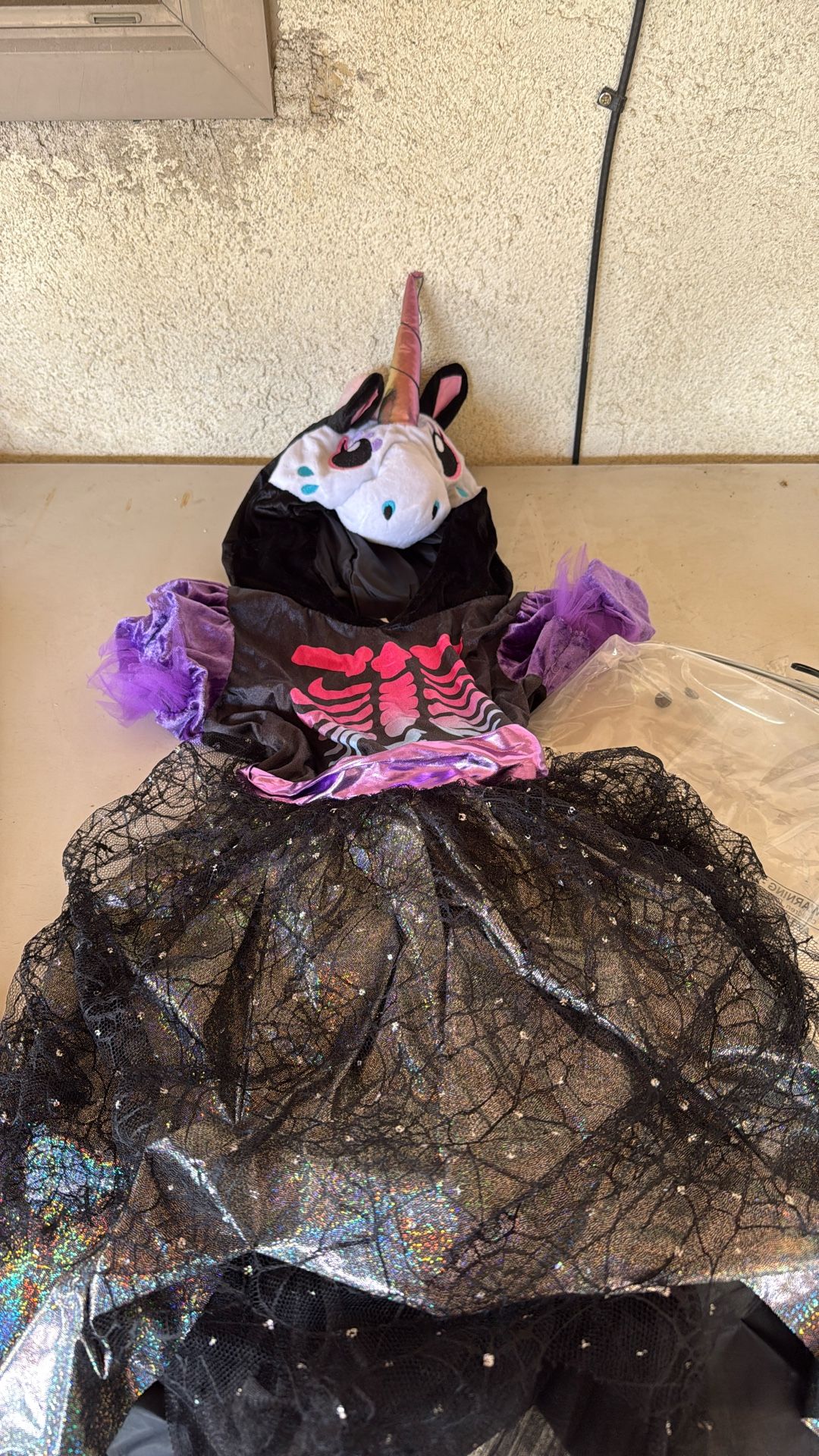 Children’s Unicorn Skeleton Costume