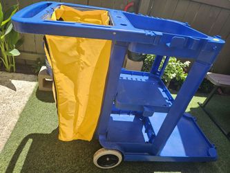Cleaning cart organizer