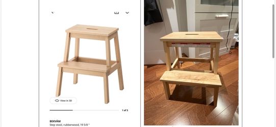 IKEA BEKVÄM Step stool – Excellent Condition