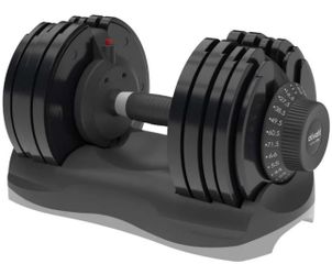 Ativafit ★★★★★ （4.6）63 Ativafit Adjustable Dumbbell 71.5 Pound Fitness Dial Dumbbell with Handle and Weight Plate for Home Gym - 1 Piece