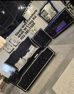 ✨️4pc Queen, King Bedrooms ✨️ Furniture Sectionals, Dining Avail
