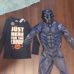 Black Panther/Halloween Shirt