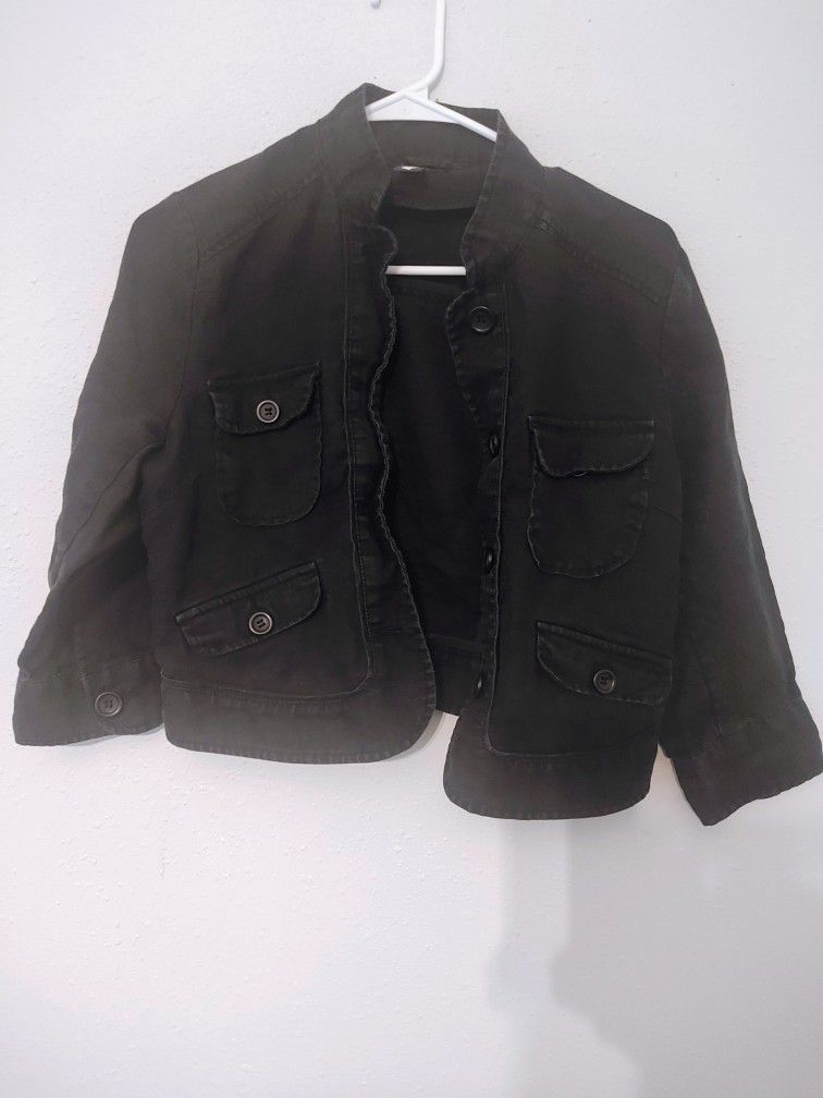 H&M Women's Button Designed Jacket