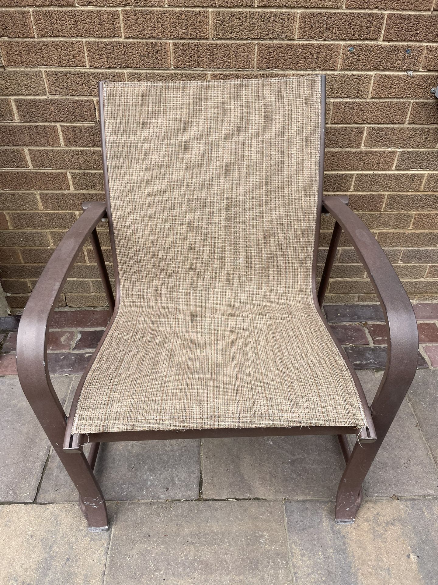 1 Patio Deck Chair 24.5”W, Lightweight aluminum will not rust