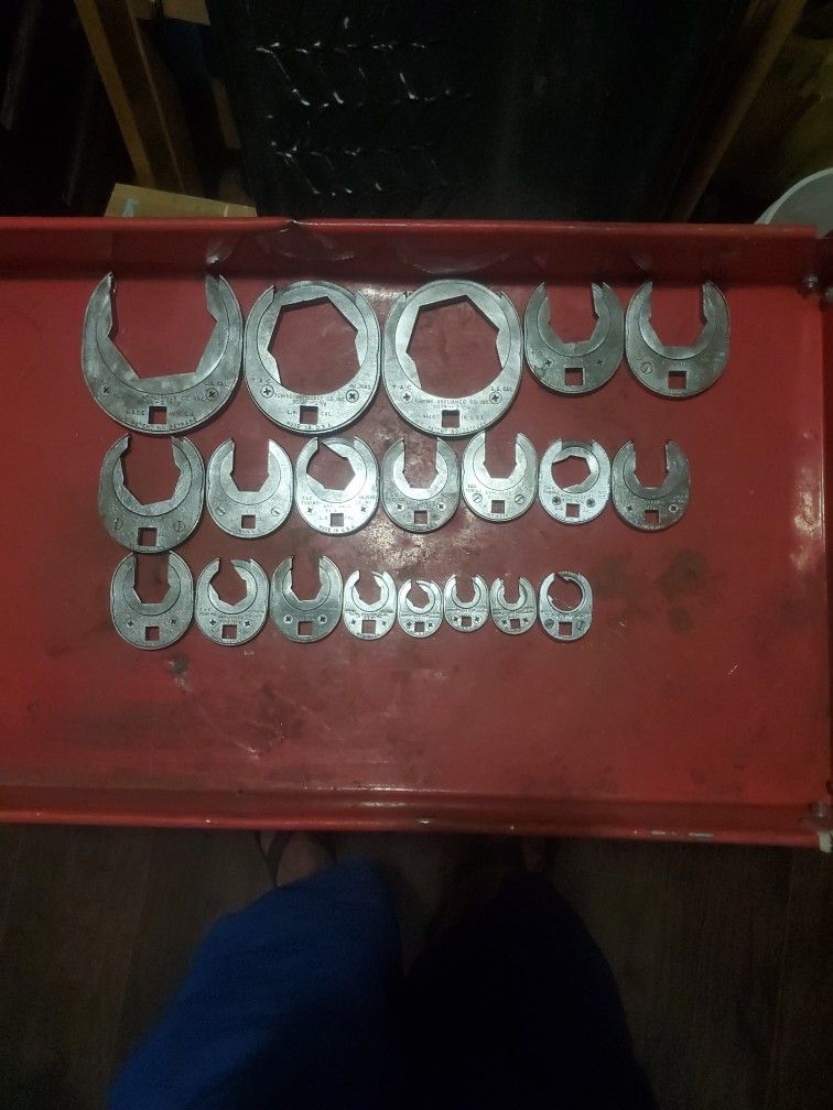 Tubing Appliance Co Crowfoot Wrenches Set Of 20
