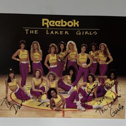 The Laker Girls Signed Team Photo