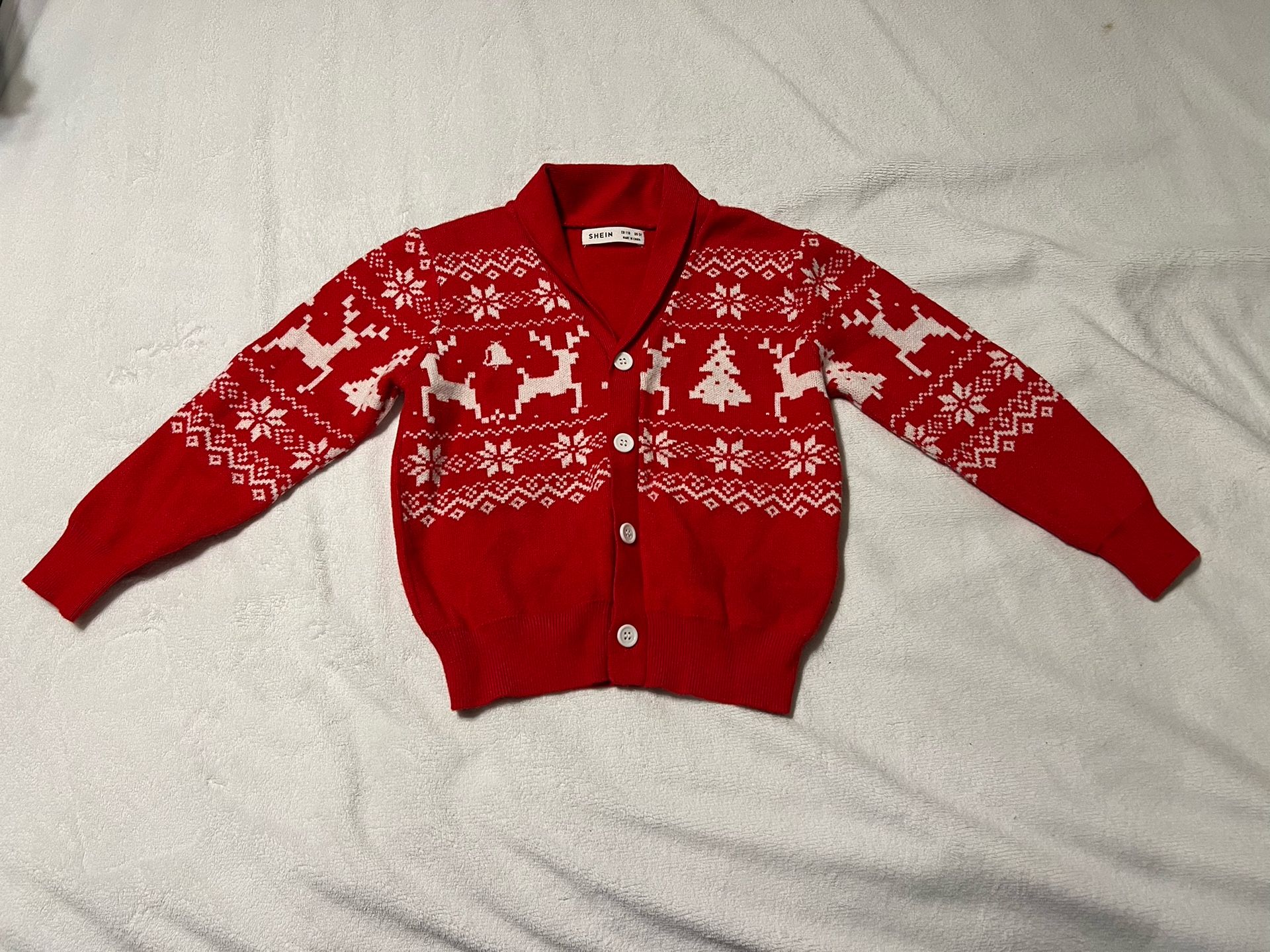 Christmas Reindeer Cardigan Sweater
