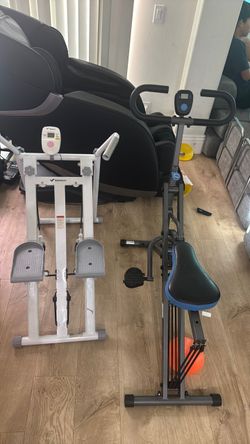 Merach Rowing Machine and Stationary Exercise Bike