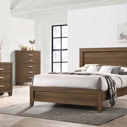 BROWN-OAK FINISH FRAME-CAMA
