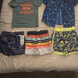 Toddlers Size 2t Boys Swim shirts And Shirts New 