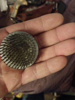 Vintage Metal Spiked Flower frog