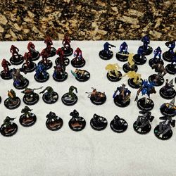 Lot of 49 Halo Actionclix Figures ONLY  No Cards Miniature wizkids 2007 Heroclix