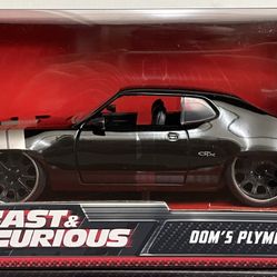 Jada Toys Doms Plymouth GTX 1/24 Scale Diecast 