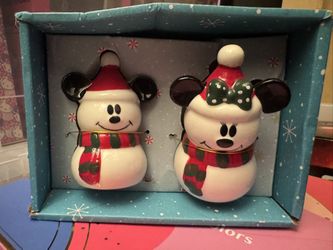 Muñecos de Nieve ⛄️ Para Sal Y Pimienta Caja Maltratada 