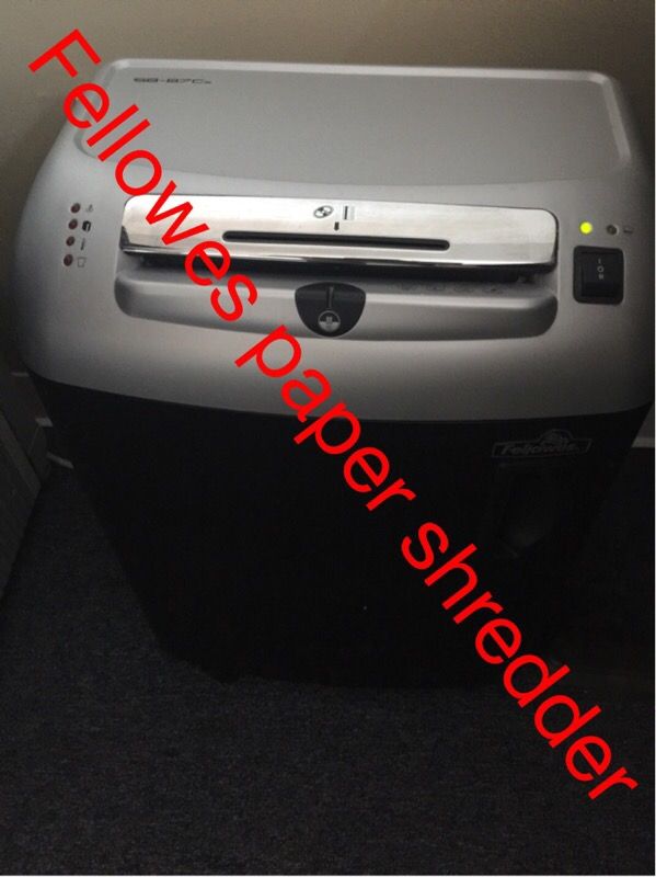 $399 Fellowes Paper shredder