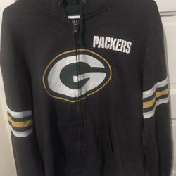 Gray Green Bay Packers Hoodie 