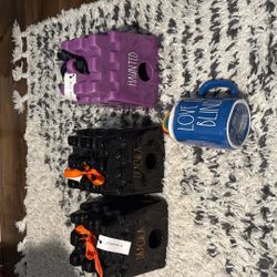 New Rae Dunn Bird Houses And Mug