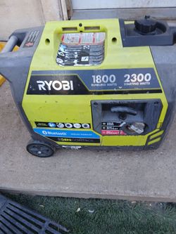 Ryobi  gas power generator 1800 running watts 2300 starting watts