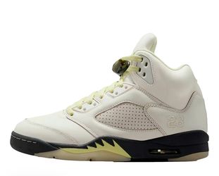 Nike Air Jordan 5 Retro Sail/ Luminous Green Anthracite Sizes 6-12