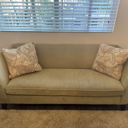 Mitchell Gold+ Bob Williams Suede Sofa