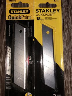 Stanley 18mm Snap Off Blades