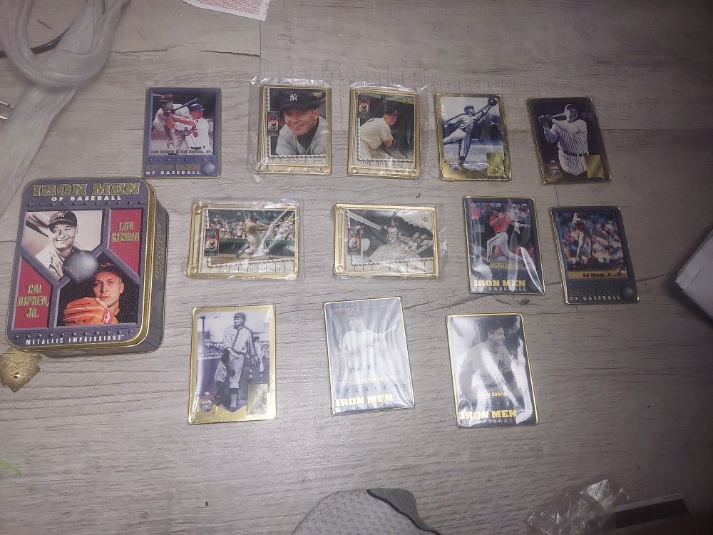 12 Iron Men Of Baseball Metallic Impressions